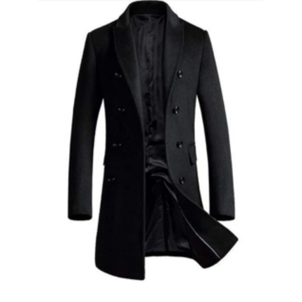 Double Breasted Wool Coat "New"